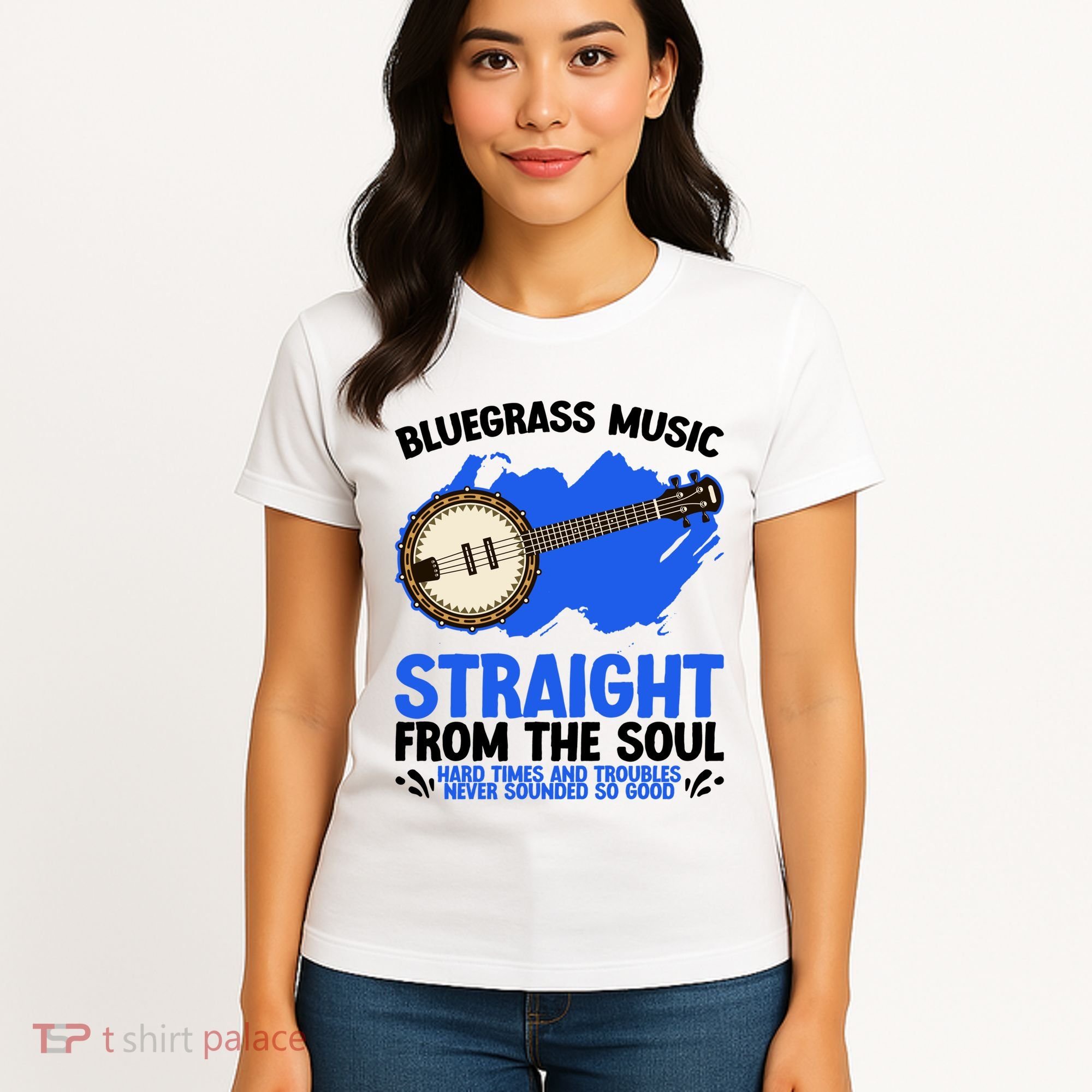 Bluegrass Music Straight From The Soul Women's T-Shirt