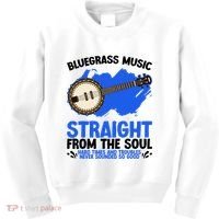 Bluegrass Music Straight From The Soul Kids Sweatshirt thumb 0