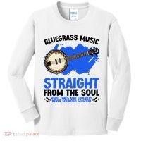 Bluegrass Music Straight From The Soul Kids Long Sleeve Shirt thumb 0