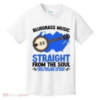 Bluegrass Music Straight From The Soul Kids T-Shirt thumb 0