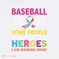 Baseball Mom Some People Look Up To Their Heroes Im Raising Garment-Dyed Sweatshirt thumb 2