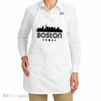 Boston Massachusetts Skyline Retro Style Apron thumb 2