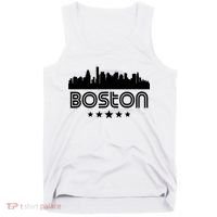 Boston Massachusetts Skyline Retro Style Tank Top thumb 0