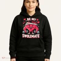 Be My Swolemate Valentines Day Bodybuilding Gym Hoodie thumb 5