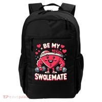 Be My Swolemate Valentines Day Bodybuilding Gym Backpack thumb 0