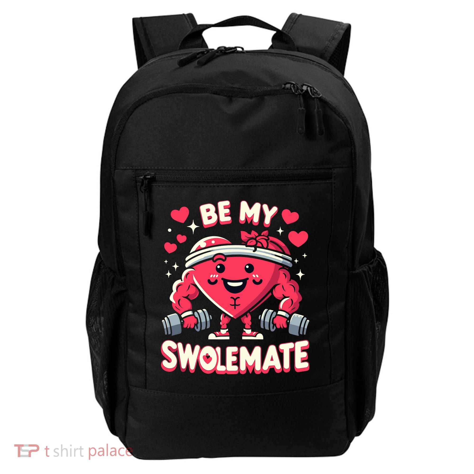 Be My Swolemate Valentines Day Bodybuilding Gym Backpack