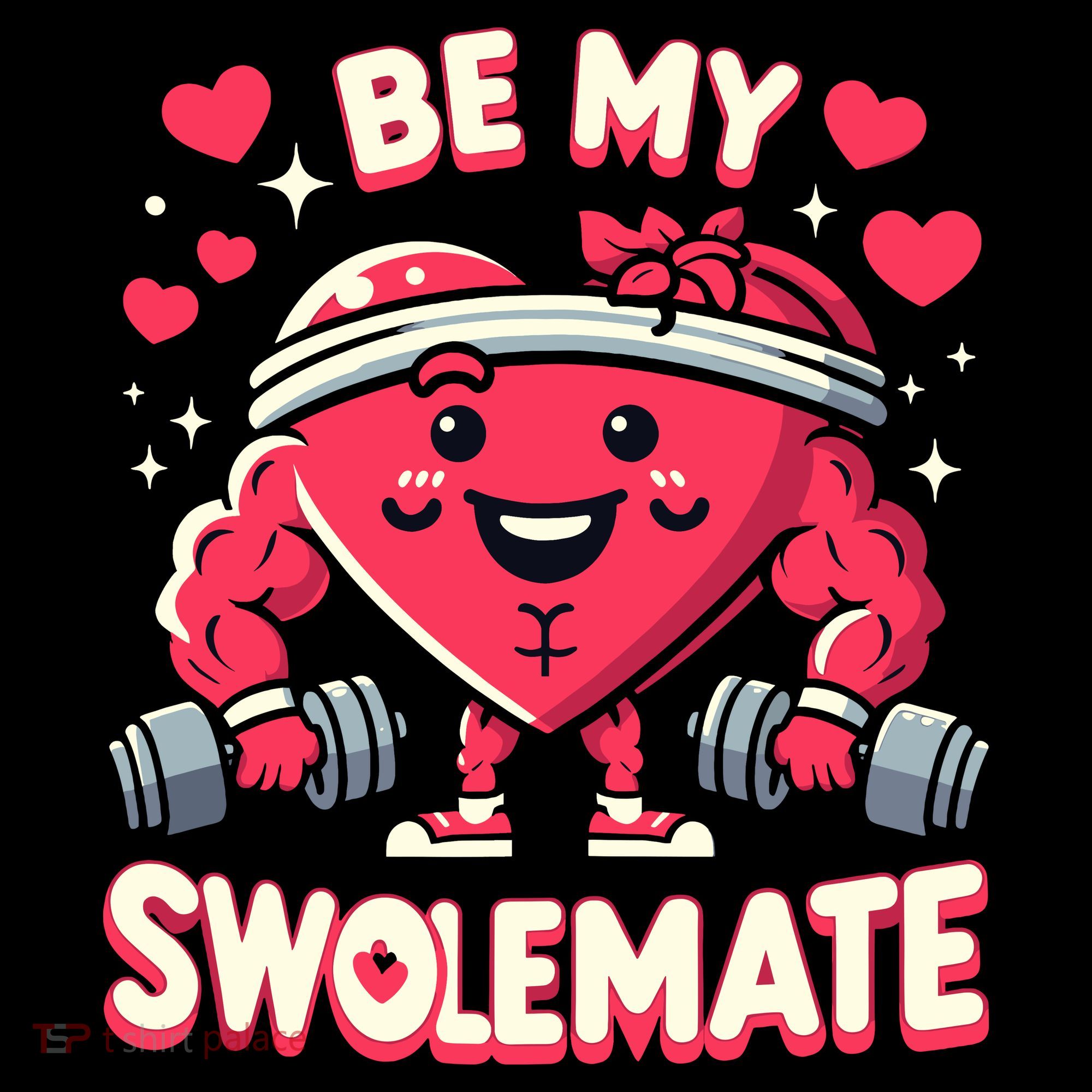 Be My Swolemate Valentines Day Bodybuilding Gym Women's Hoodie