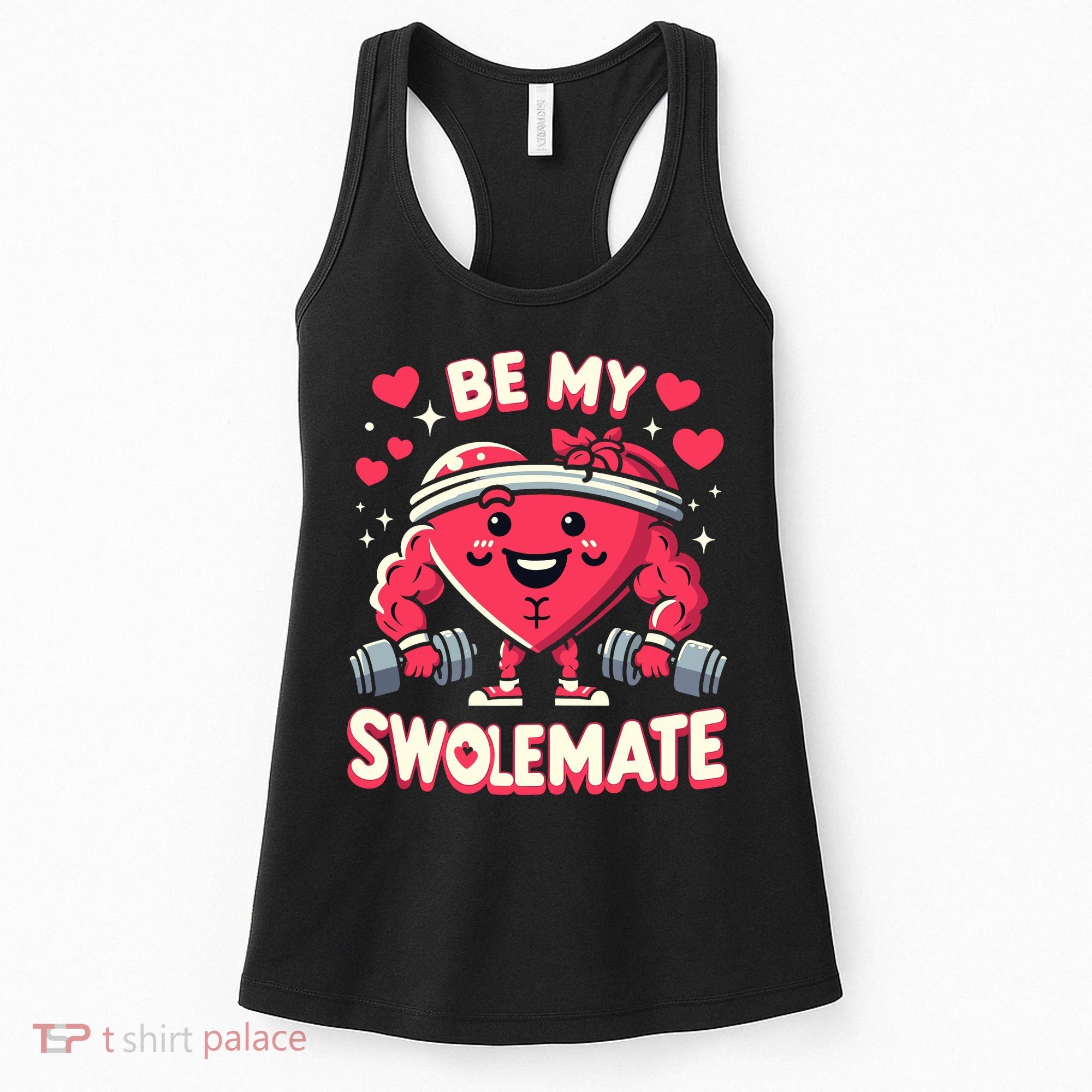 Be My Swolemate Valentines Day Bodybuilding Gym Women's Tank Top