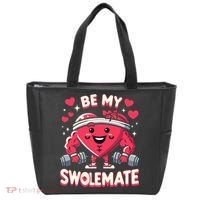 Be My Swolemate Valentines Day Bodybuilding Gym Tote Bag thumb 0