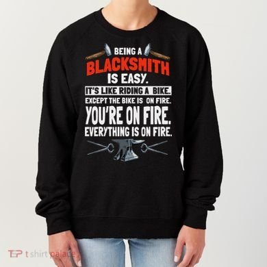 Blacksmith Metalworker Sl Workers Forge Metal Anvil Tools Women's Sweatshirt