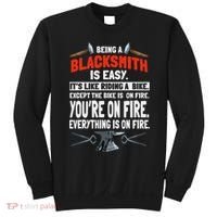 Blacksmith Metalworker Sl Workers Forge Metal Anvil Tools Sweatshirt thumb 0