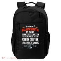 Blacksmith Metalworker Sl Workers Forge Metal Anvil Tools Backpack thumb 0