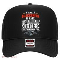 Blacksmith Metalworker Sl Workers Forge Metal Anvil Tools Hat thumb 0