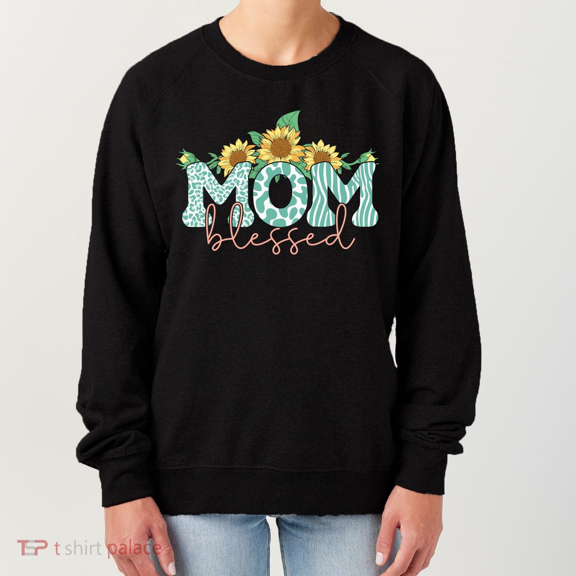 Blessed Mom Sunflower Cute Women's Sweatshirt