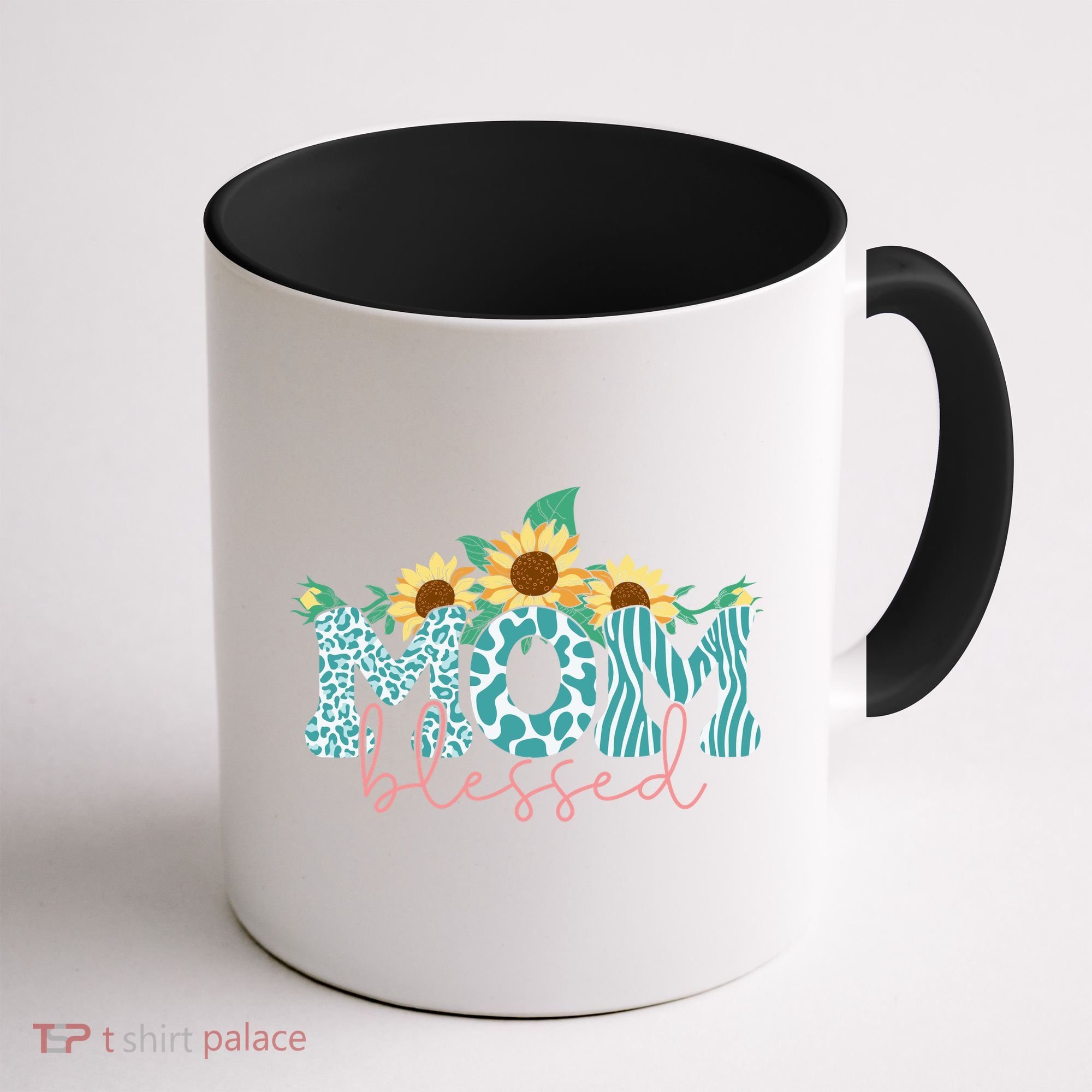 Blessed Mom Sunflower Cute Coffee Mug
