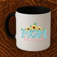 Blessed Mom Sunflower Cute Coffee Mug thumb 2