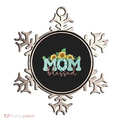 Blessed Mom Sunflower Cute Ornament