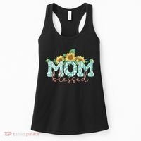 Blessed Mom Sunflower Cute Women's Tank Top thumb 0