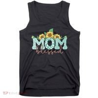 Blessed Mom Sunflower Cute Tank Top thumb 0