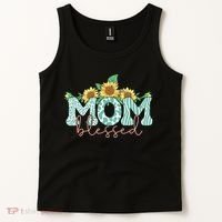 Blessed Mom Sunflower Cute Tank Top thumb 2