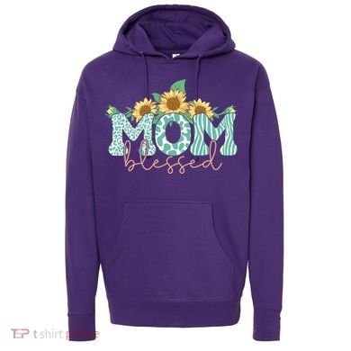 Blessed Mom Sunflower Cute Hoodie