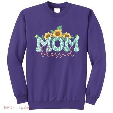 Blessed Mom Sunflower Cute Sweatshirt