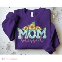 Blessed Mom Sunflower Cute Sweatshirt thumb 2