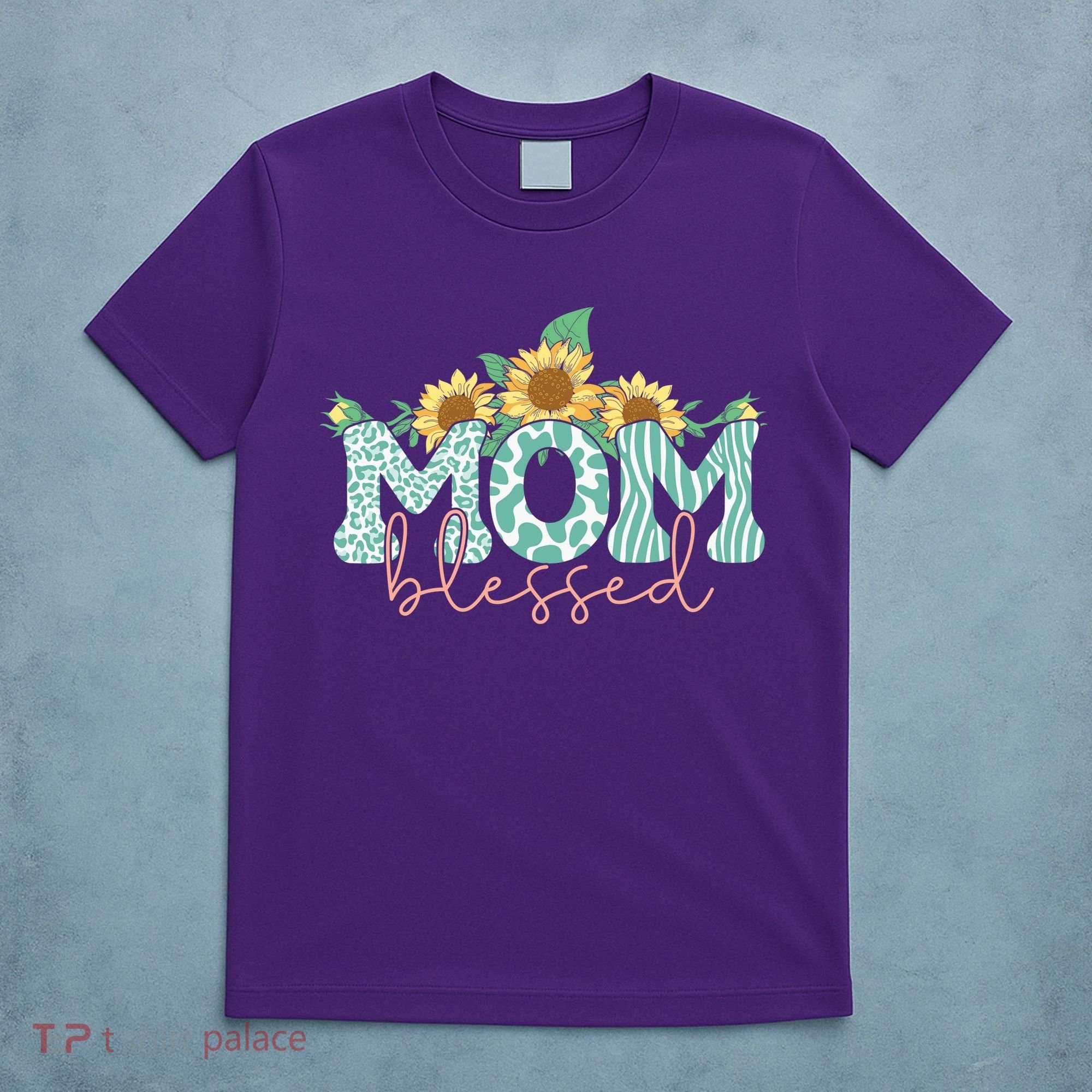 Blessed Mom Sunflower Cute T-Shirt