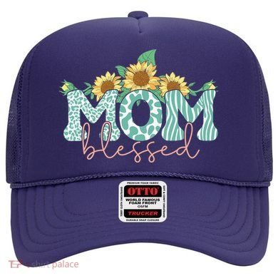 Blessed Mom Sunflower Cute Hat