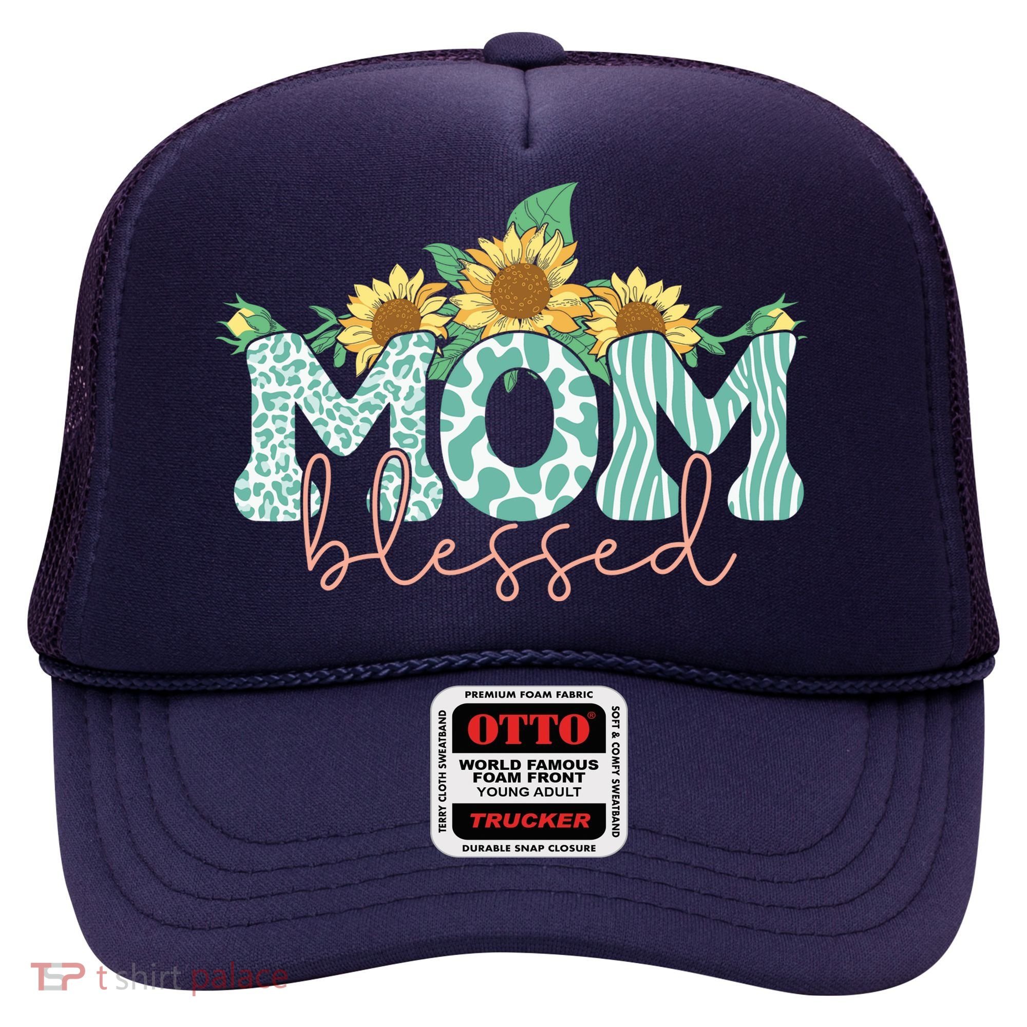 Blessed Mom Sunflower Cute Hat