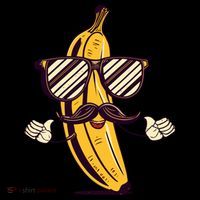 Banana Mustache Sunglasses Face Funny Fruit Cool Banana Gift Coffee Mug thumb 5