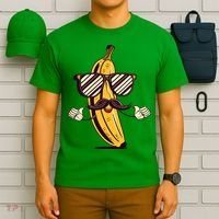 Banana Mustache Sunglasses Face Funny Fruit Cool Banana Gift T-Shirt thumb 6