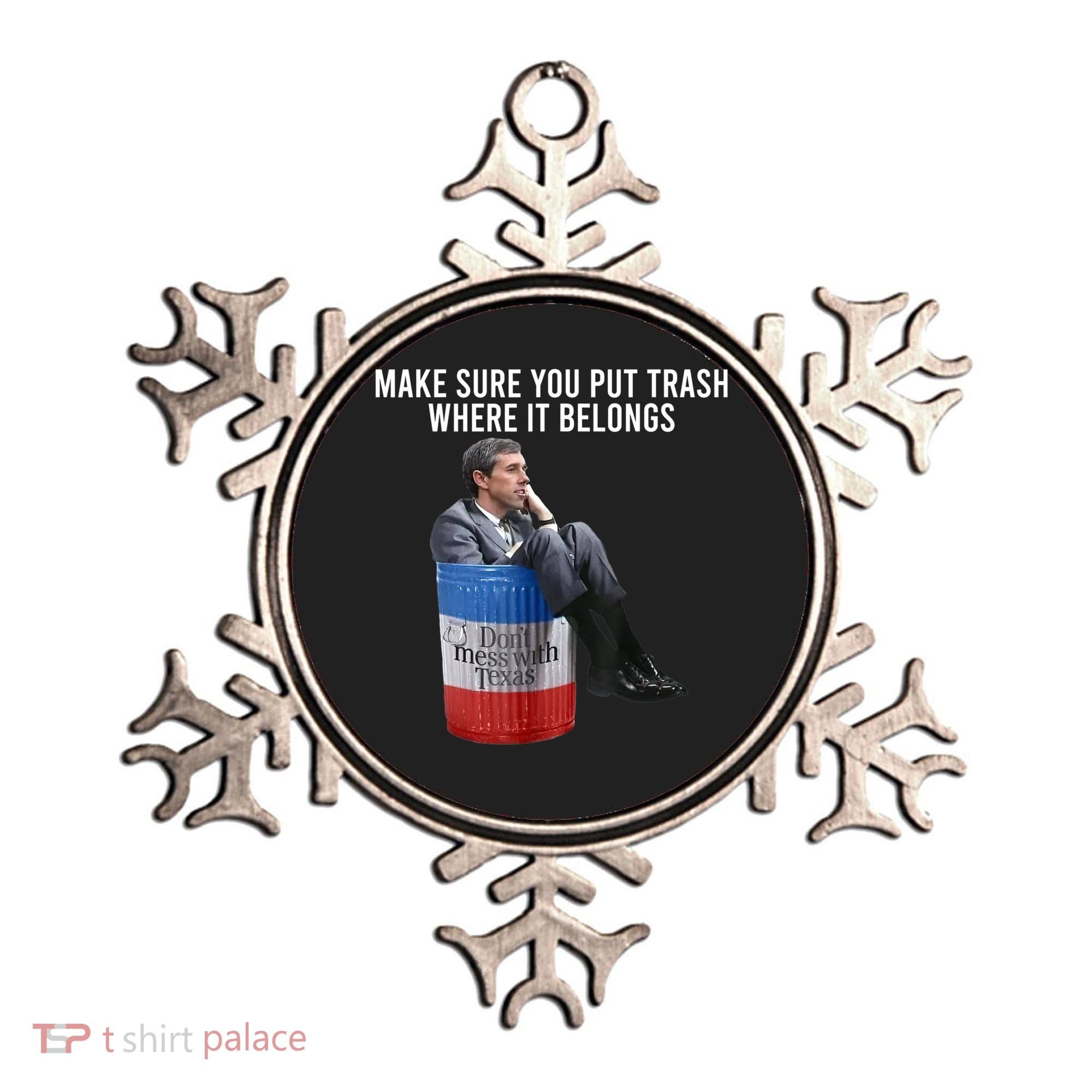 Beto Make Sure You Put Trash Where It Belongs Ornament