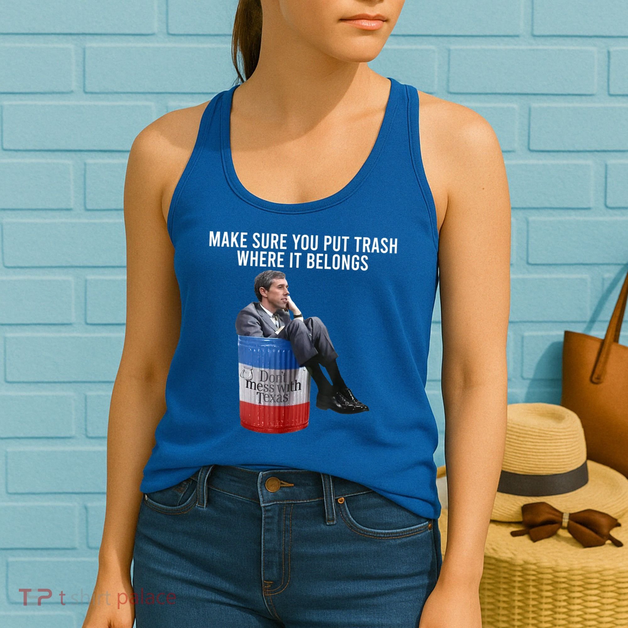 Beto Make Sure You Put Trash Where It Belongs Women's Tank Top