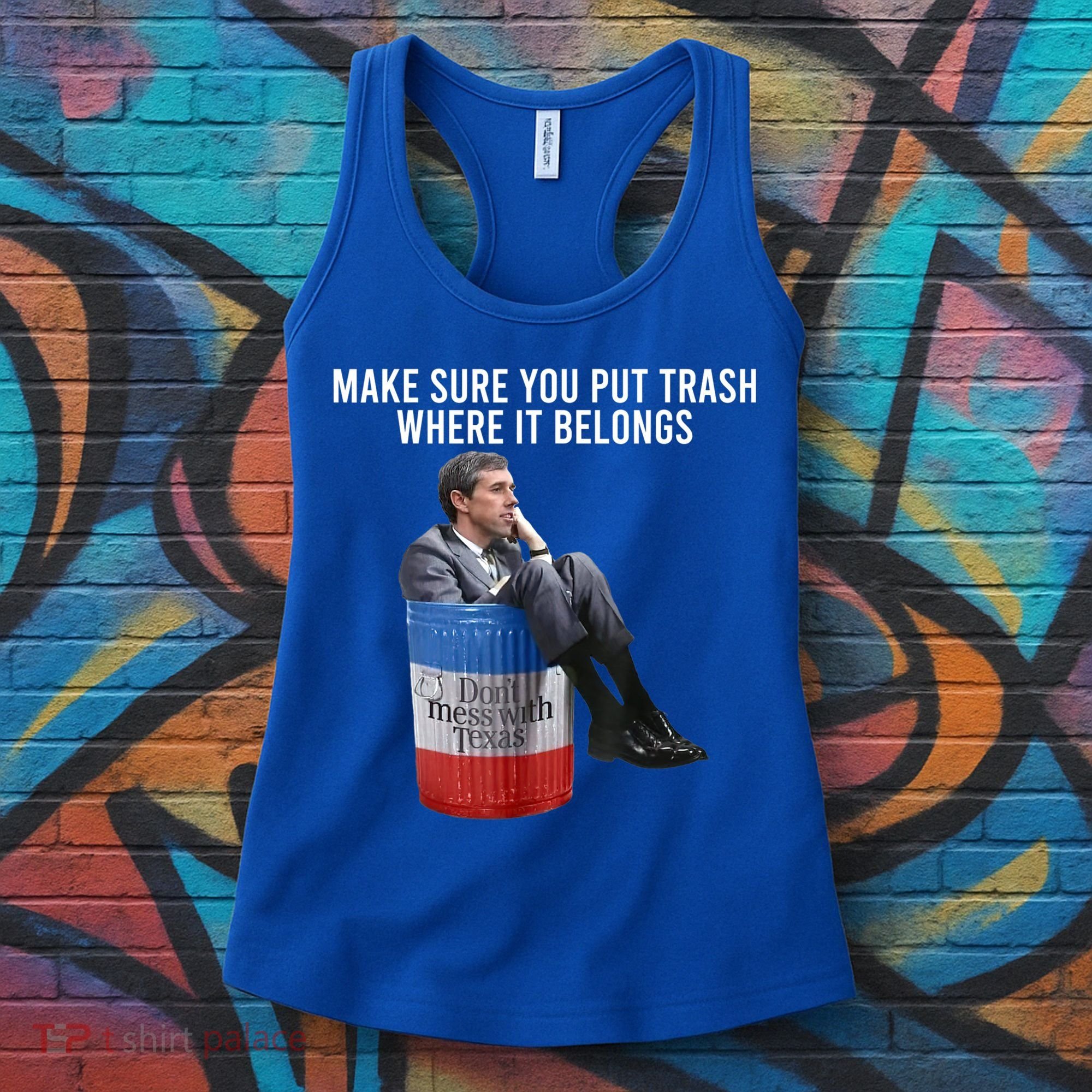 Beto Make Sure You Put Trash Where It Belongs Women's Tank Top