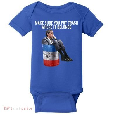 Beto Make Sure You Put Trash Where It Belongs Baby Bodysuit