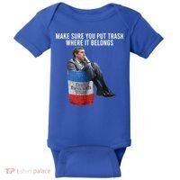 Beto Make Sure You Put Trash Where It Belongs Baby Bodysuit thumb 0