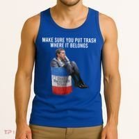 Beto Make Sure You Put Trash Where It Belongs Tank Top thumb 3