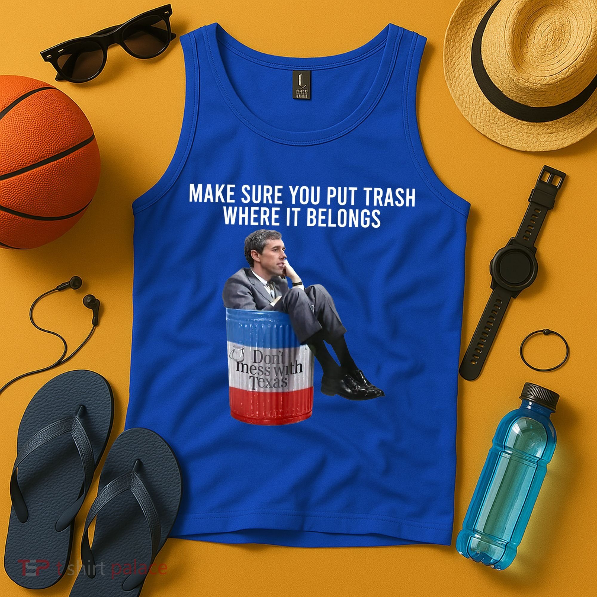 Beto Make Sure You Put Trash Where It Belongs Tank Top