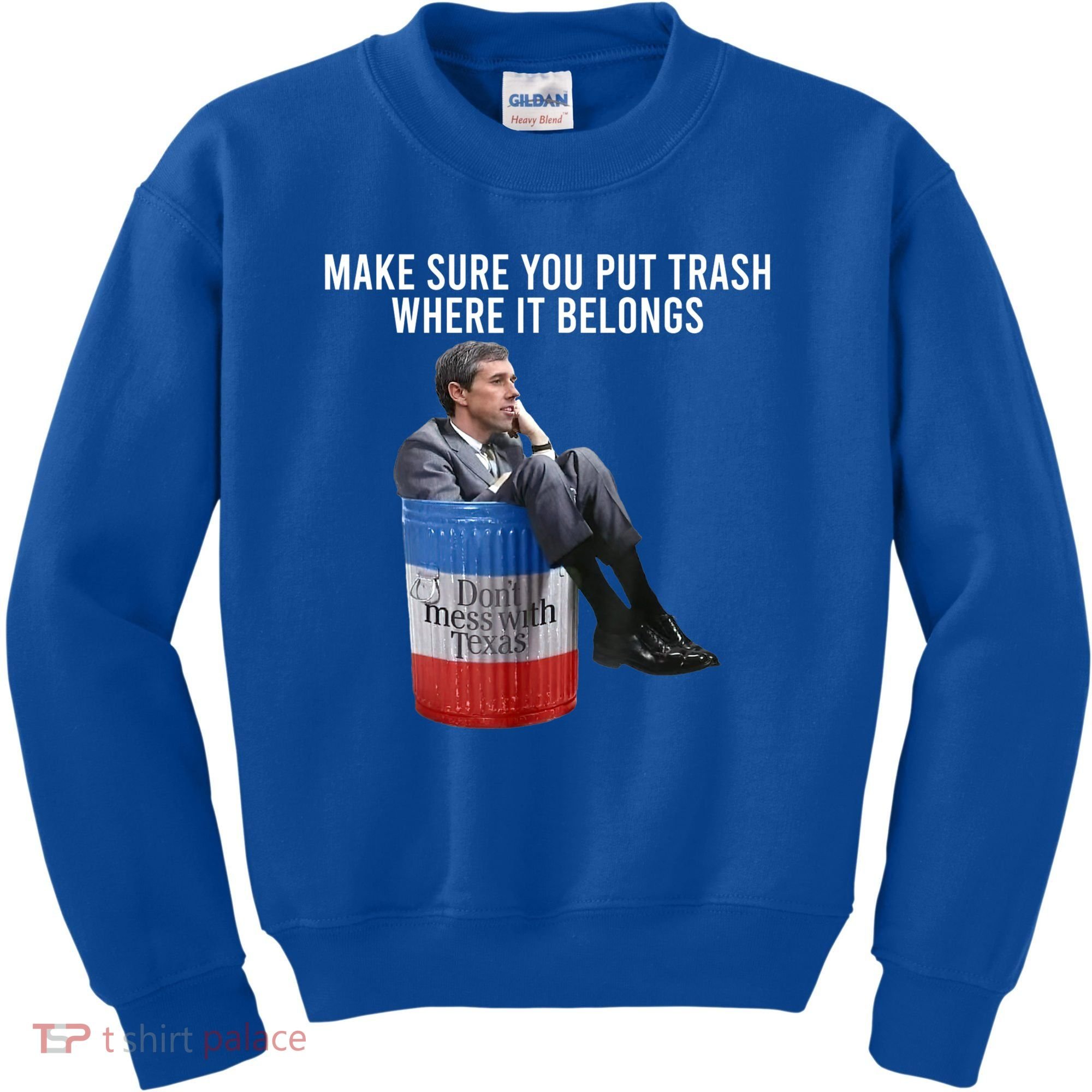 Beto Make Sure You Put Trash Where It Belongs Kids Sweatshirt