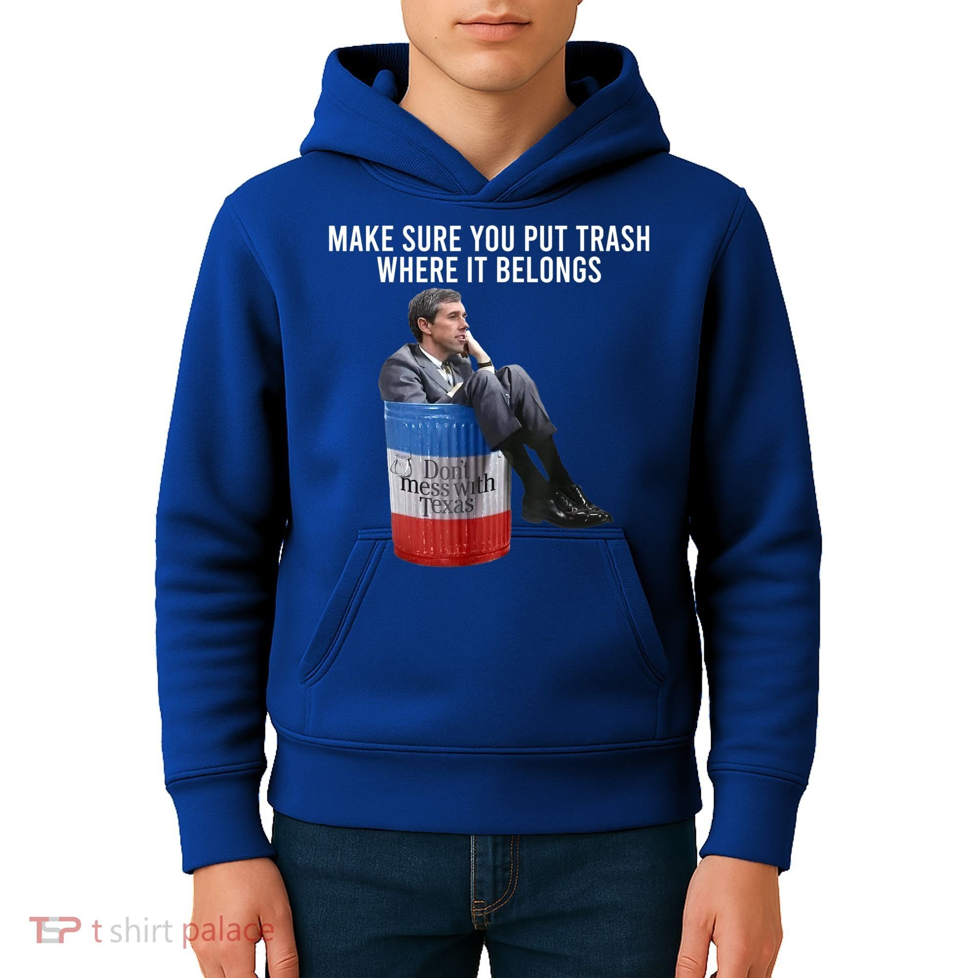 Beto Make Sure You Put Trash Where It Belongs Kids Hoodie
