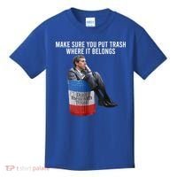 Beto Make Sure You Put Trash Where It Belongs Kids T-Shirt thumb 0