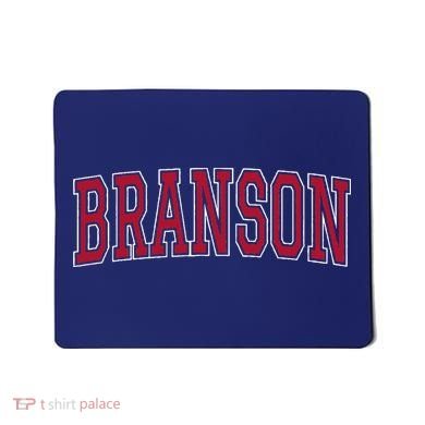 Branson Missouri Souvenir Varsity Style Red Text Mousepad