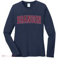 Branson Missouri Souvenir Varsity Style Red Text Women's Long Sleeve Shirt thumb 0