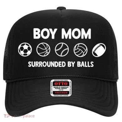 Boy Mom Surrounded By Balls Meaningful Gift Hat