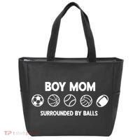 Boy Mom Surrounded By Balls Meaningful Gift Tote Bag thumb 0