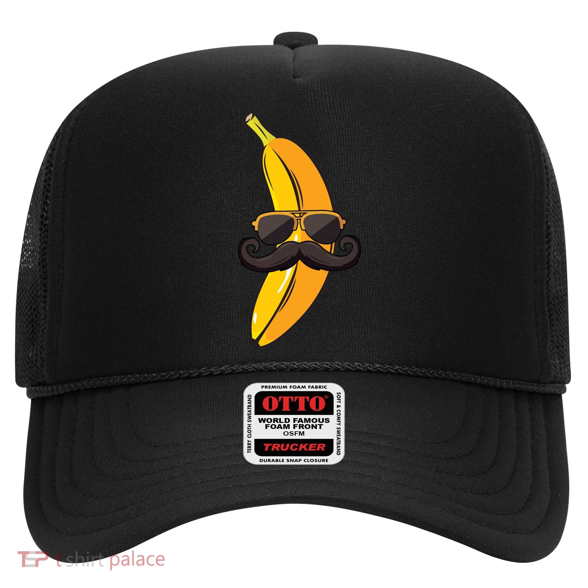 Banana Mustache Sunglasses Face Funny Fruit Cool Banana Gift Hat
