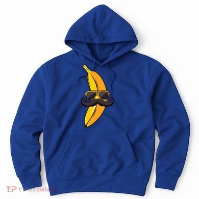 Banana Mustache Sunglasses Face Funny Fruit Cool Banana Gift Hoodie