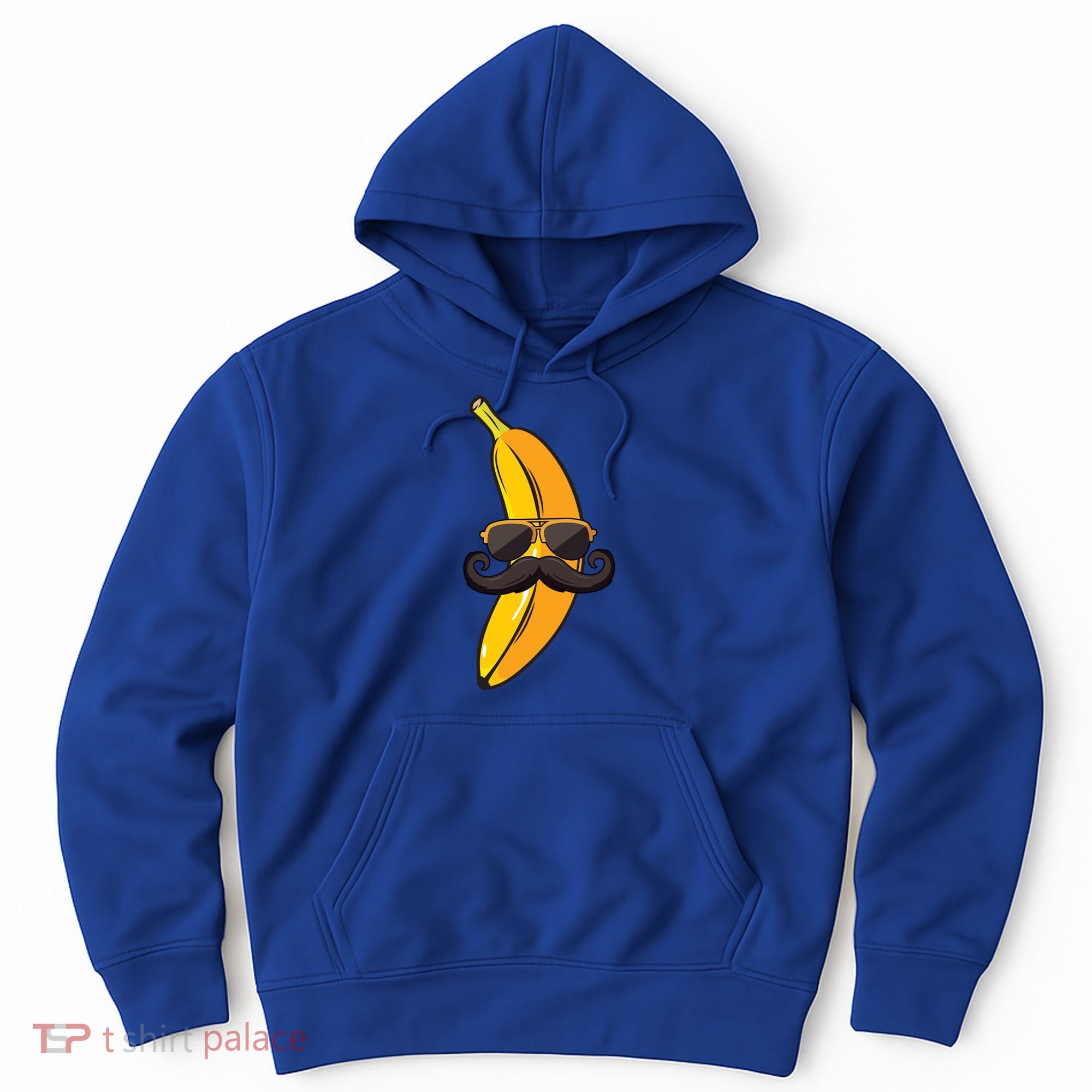 Banana Mustache Sunglasses Face Funny Fruit Cool Banana Gift Hoodie