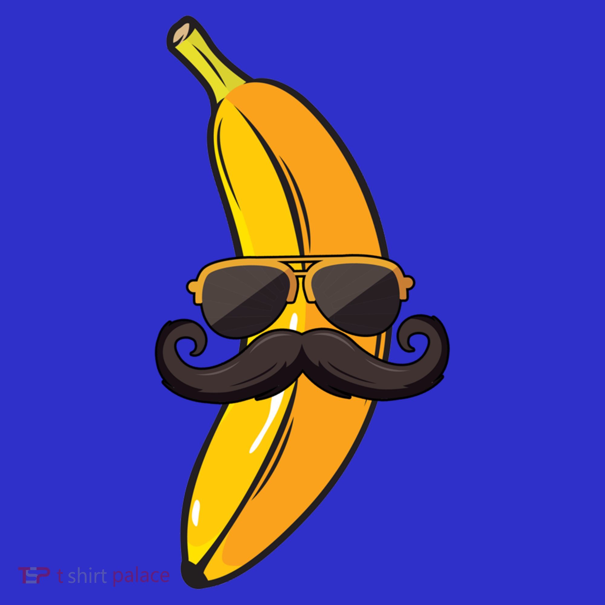 Banana Mustache Sunglasses Face Funny Fruit Cool Banana Gift Baby Bodysuit